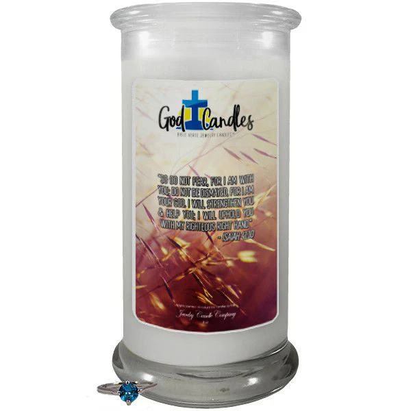 Isaiah 41:10 Verse God Candle