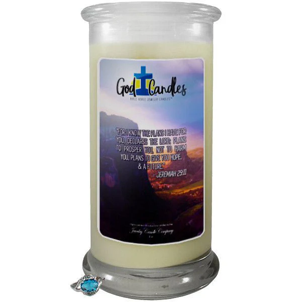 Jeremiah 29:11 Verse God Candle