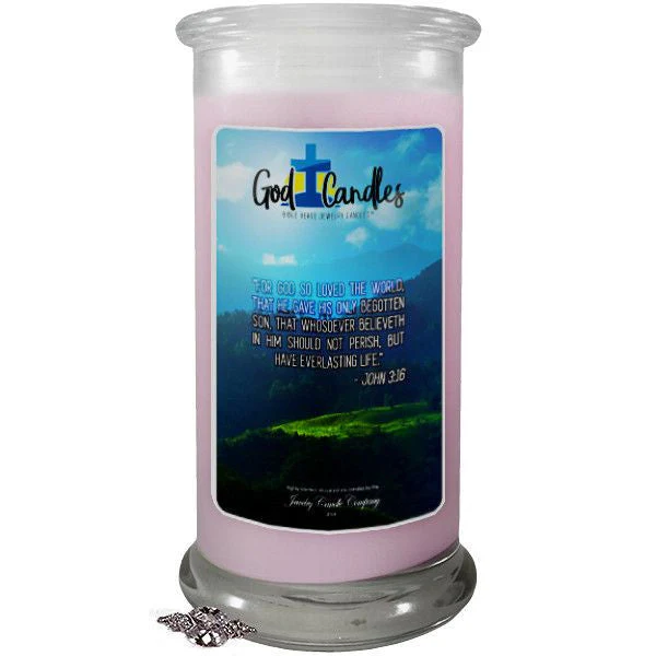 John 3:16 Verse God Candle