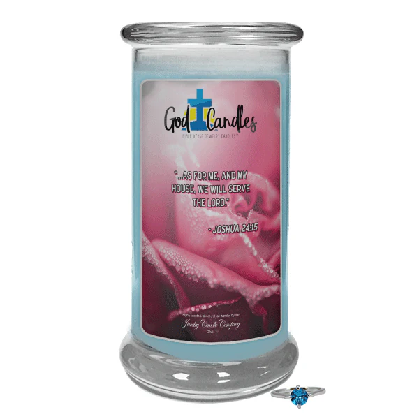 Joshua 24:15 Verse God Candle