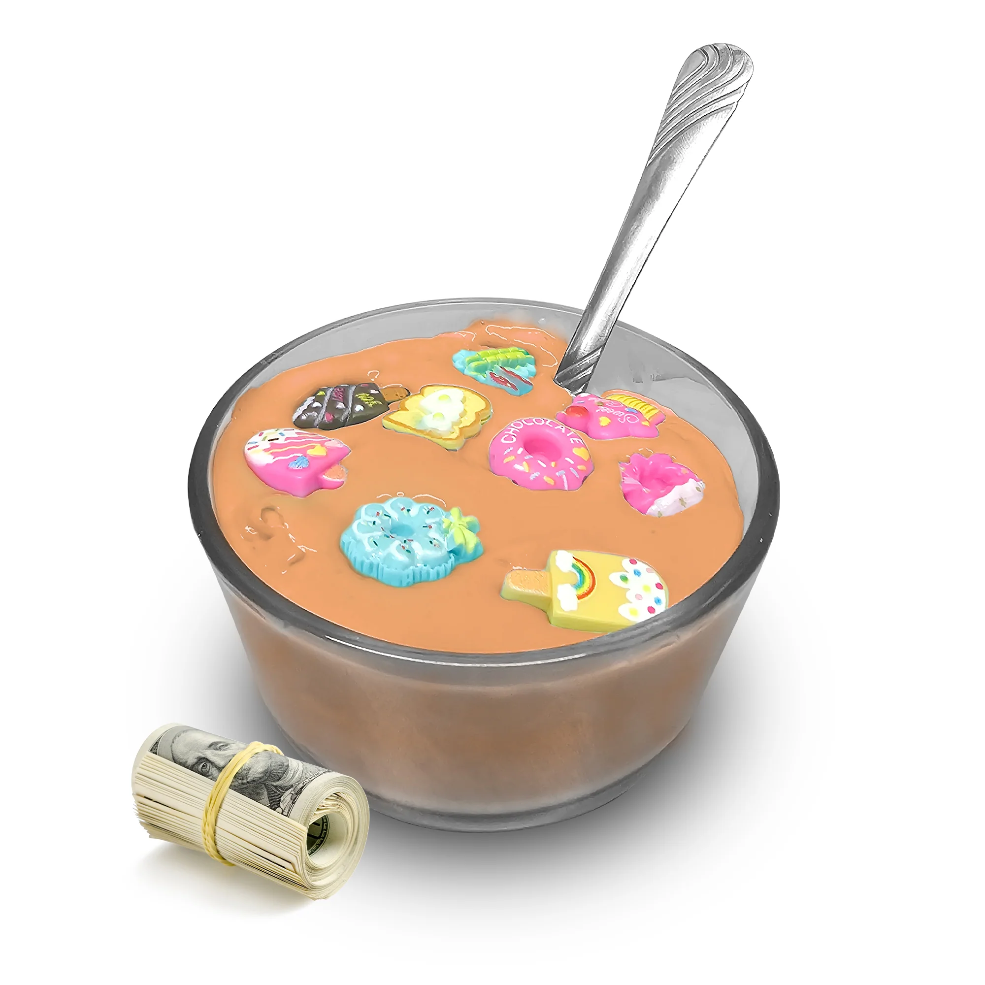Just Peachy Cereal Bowl Cash Bath Bombs