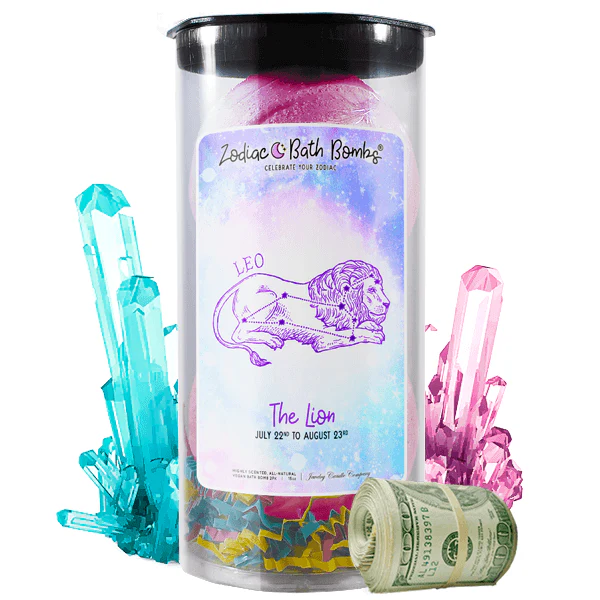 Leo Zodiac Cash Bath Bombs