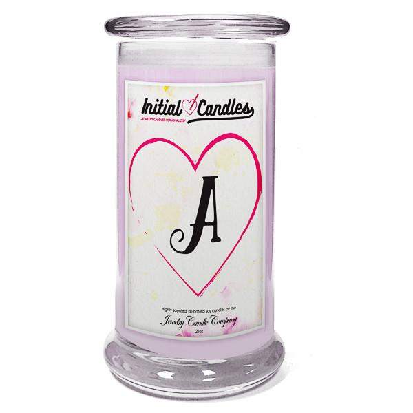 Letter A Initial Candles