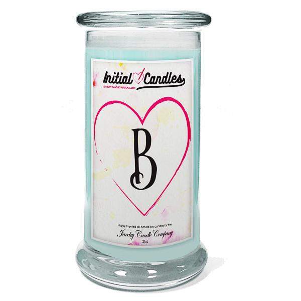 Letter B Initial Candles