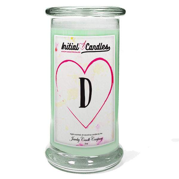 Letter D Initial Candles