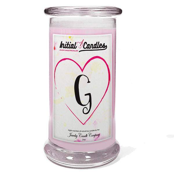 Letter G Initial Candles