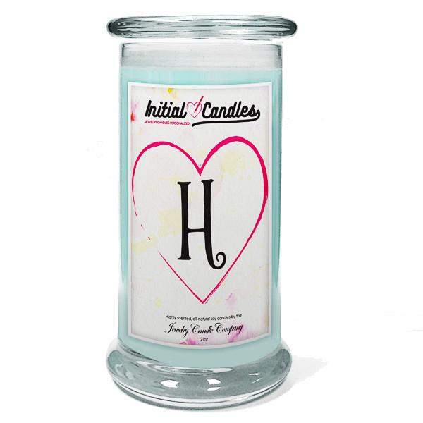 Letter H Initial Candles