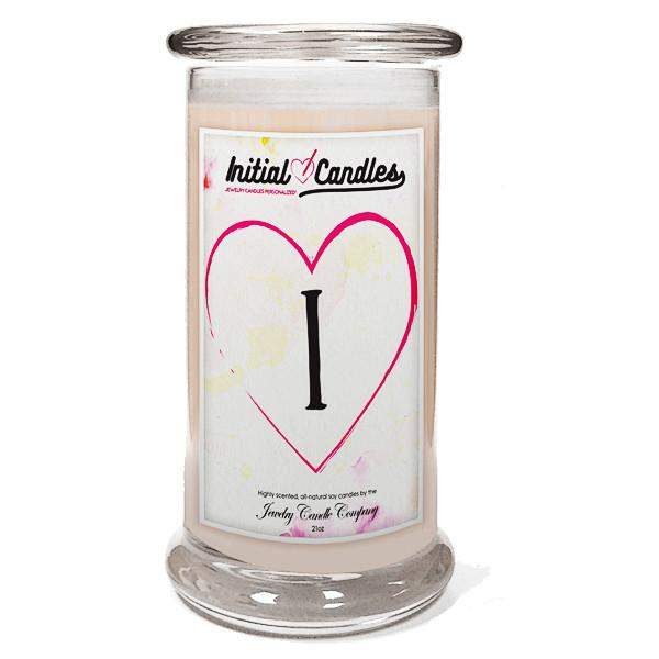 Letter I Initial Candles