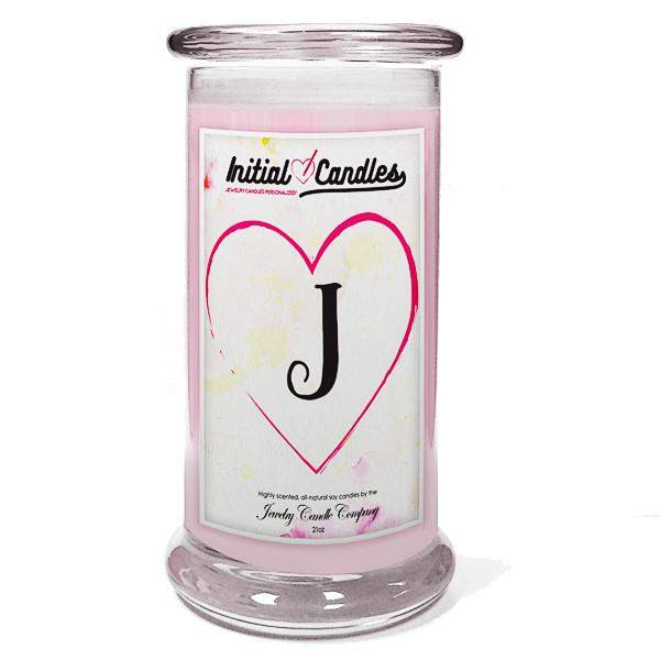 Letter J Initial Candles
