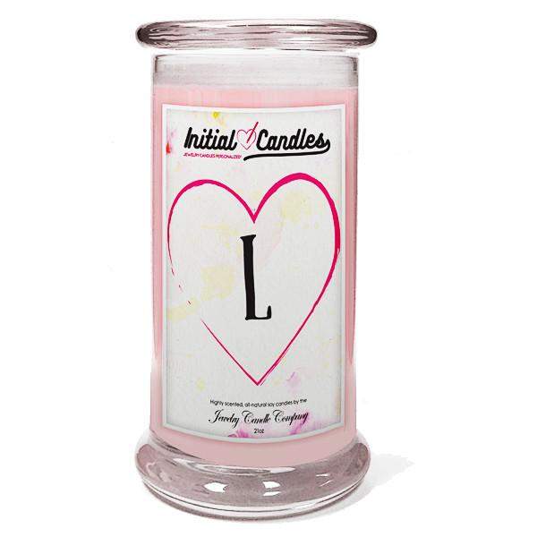 Letter L Initial Candles