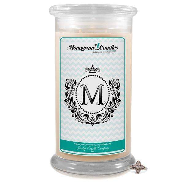 Letter M Monogram Candles