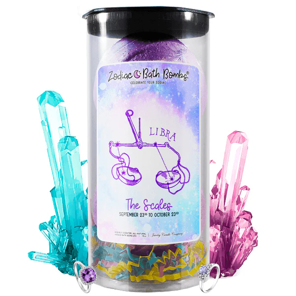 Libra Jewelry Zodiac Bath Bombs