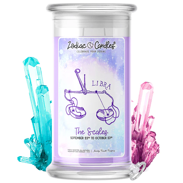 Libra Zodiac Candle