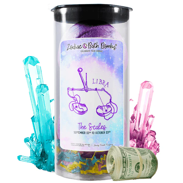 Libra Zodiac Cash Bath Bombs