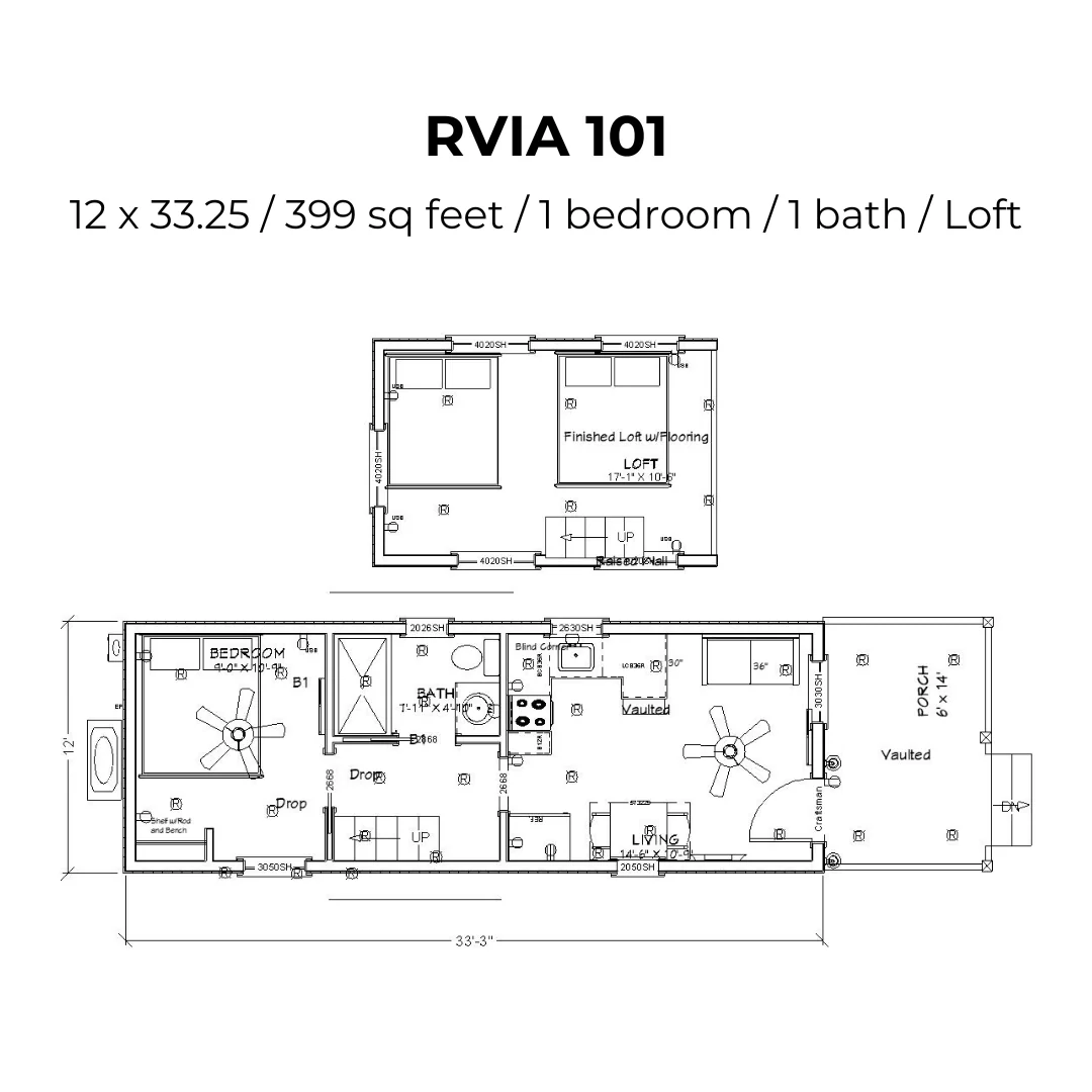 Modern RV Park Model Cottage (RVIA certified) (ALABAMA PRICING) - Image 3