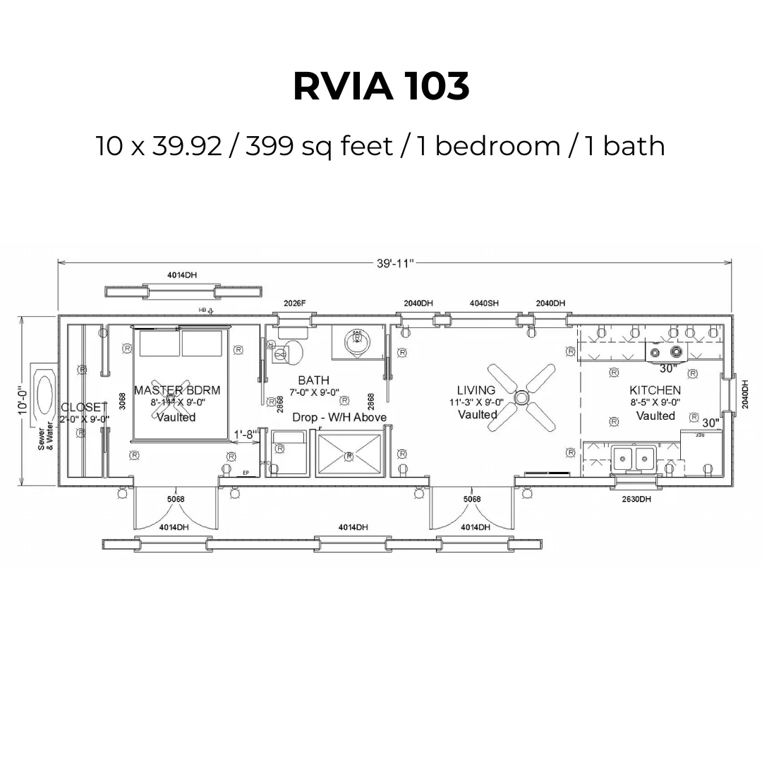 Modern RV Park Model Cottage (RVIA certified) (ALABAMA PRICING) - Image 4