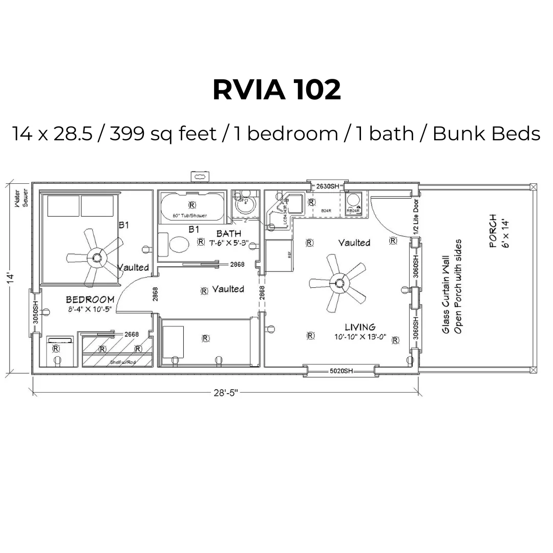Modern RV Park Model Cottage (RVIA certified) (ALABAMA PRICING) - Image 5