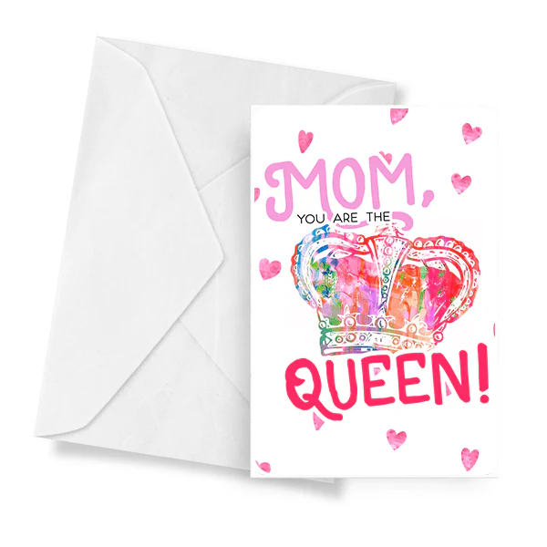 Mom You Are The Queen! Jewelry Greeting Card