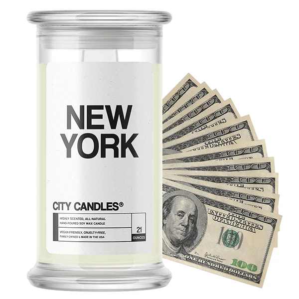 New York City Cash Candle