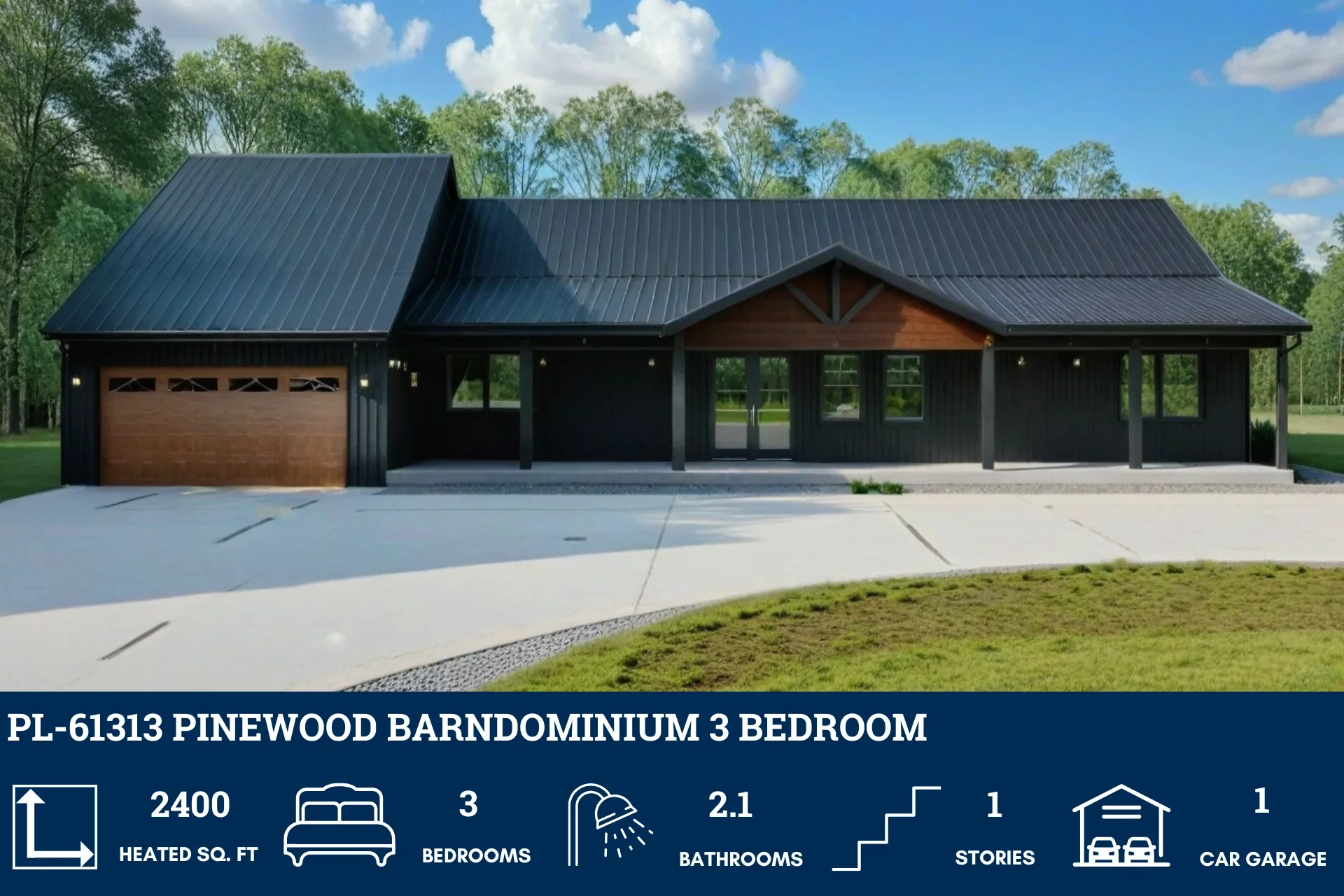 PINEWOOD BARNDOMINIUM HOUSE PLANS