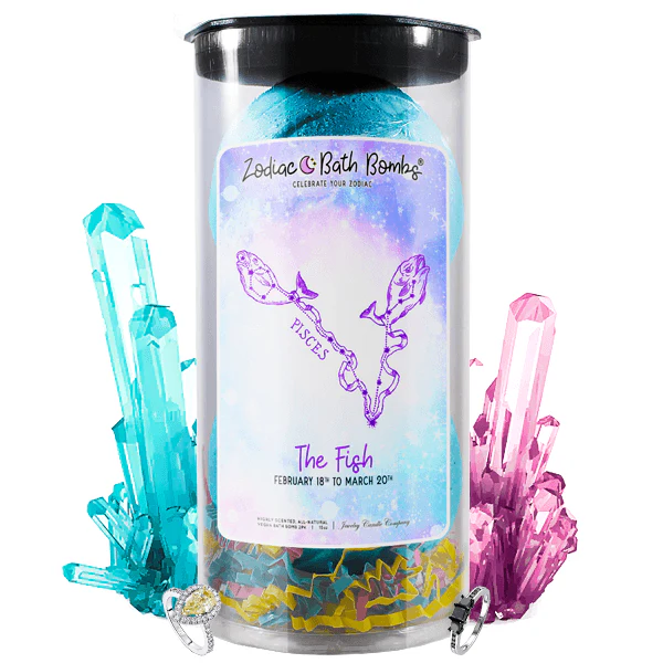 Pisces Jewelry Zodiac Bath Bombs