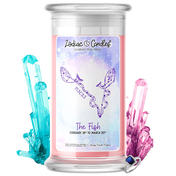 Pisces Zodiac Candle