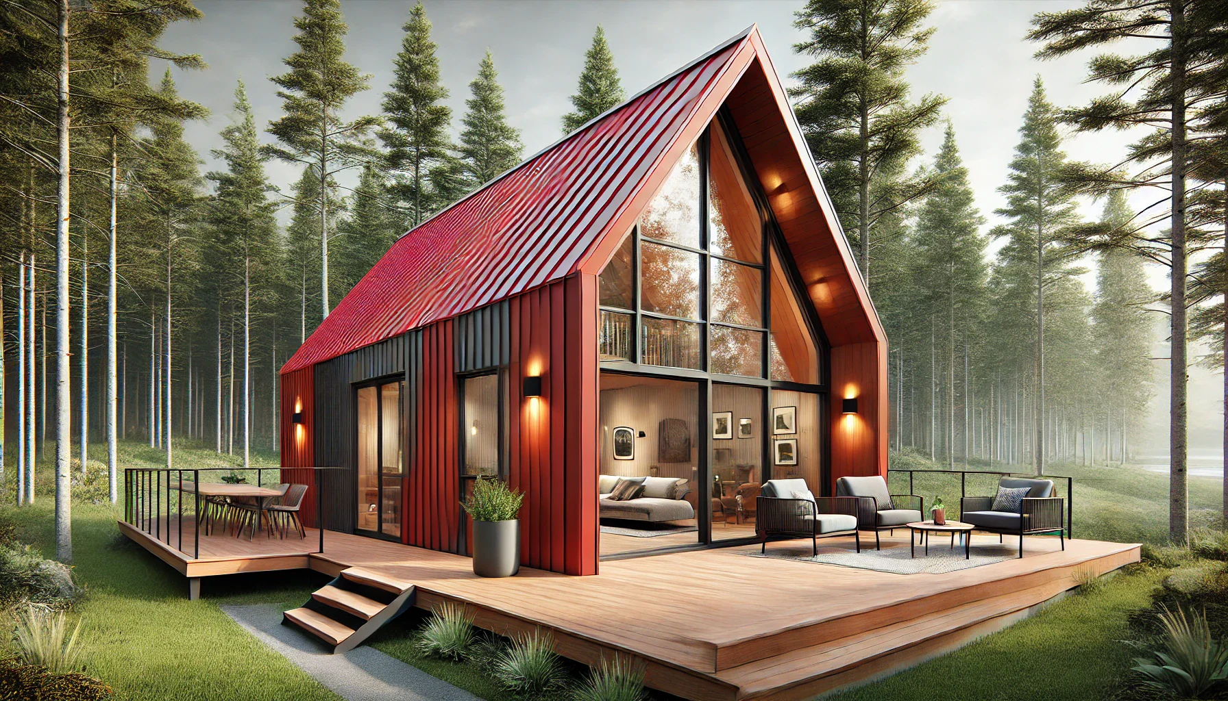 Prefab A Frame (560 sq feet , 14 by 40) - Image 5