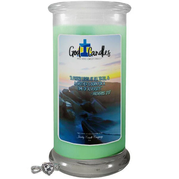 Proverbs 17:17 Verse God Candle