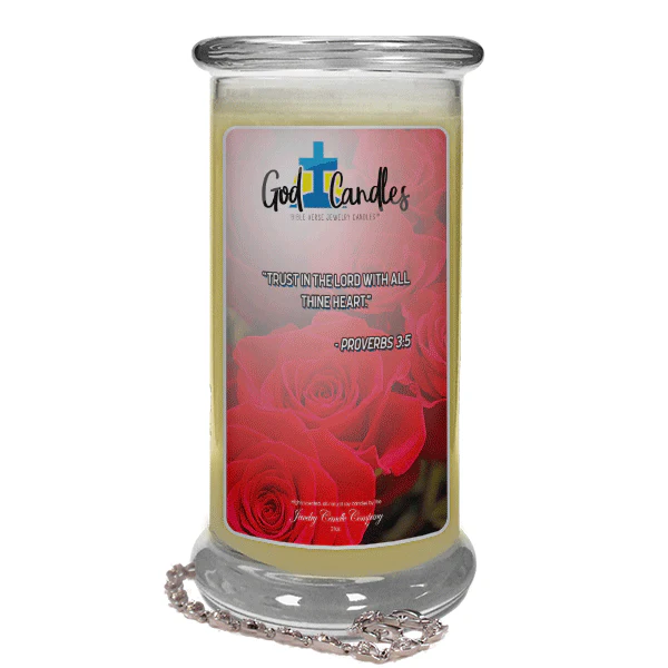 Proverbs 3:5 Verse God Candle