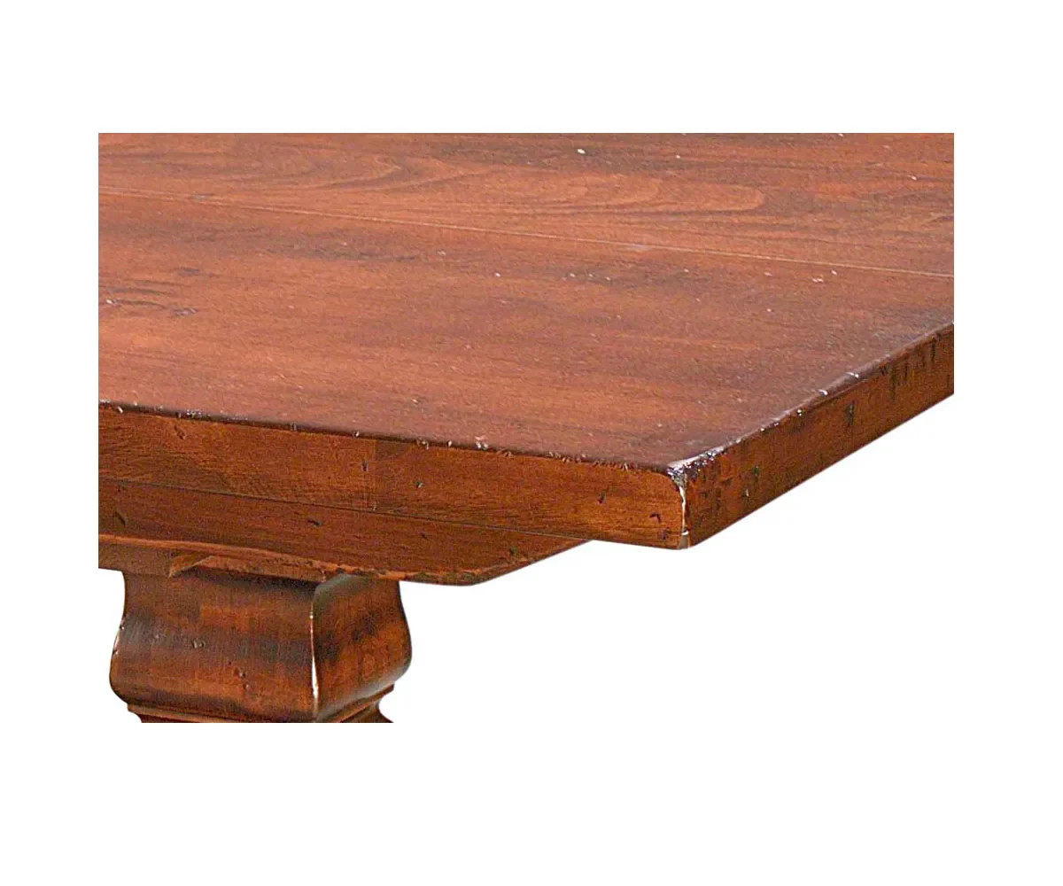 Provincial Cottage Dining Table With Breadboard Ends - Image 2