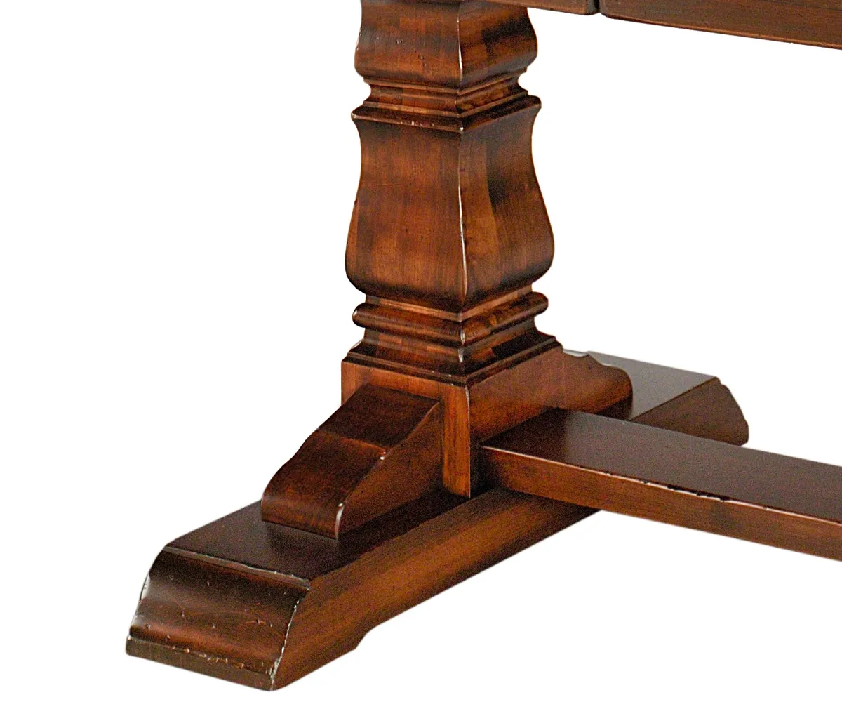 Provincial Cottage Extension Table W/ Breadboard Ends - Image 6