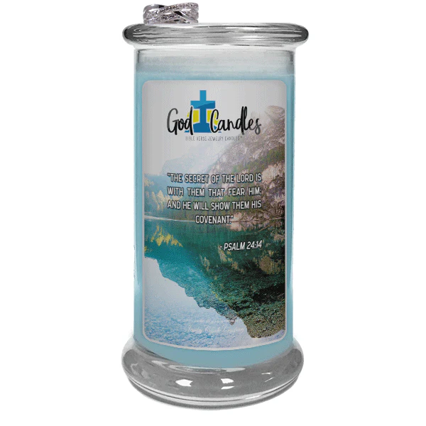 Psalm 24:14 Verse God Candle