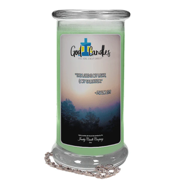 Psalm 27:1 Verse God Candle
