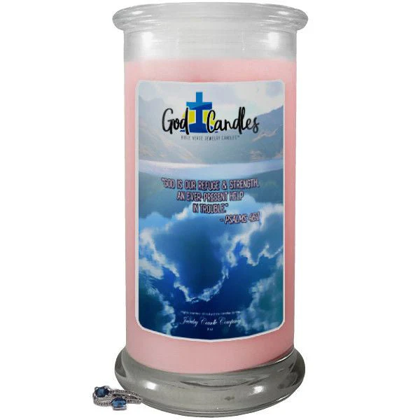 Psalm 46:1 Verse God Candle