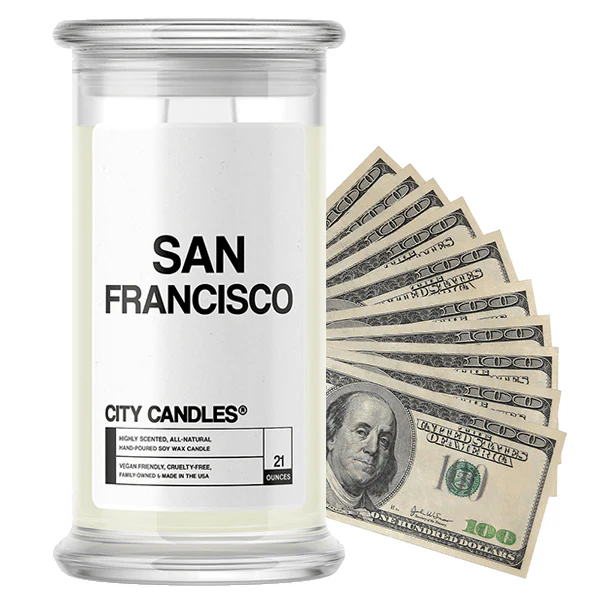 San Francisco City Cash Candle