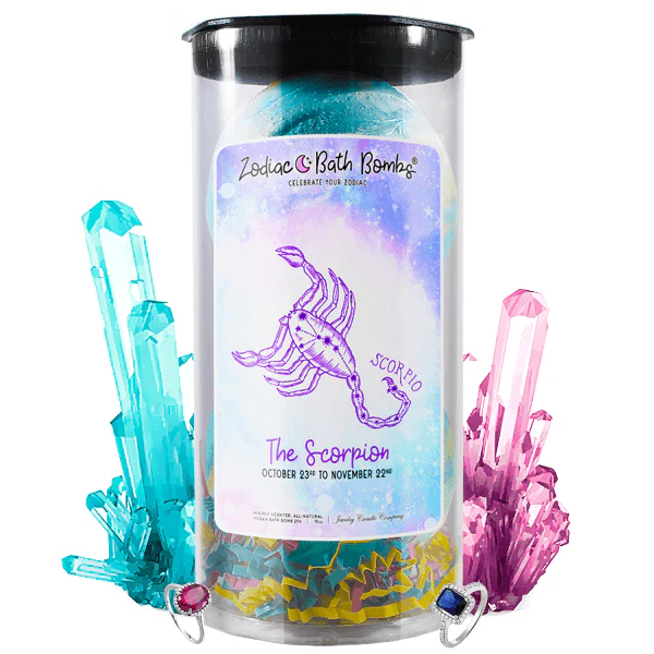 Scorpio Jewelry Zodiac Bath Bombs
