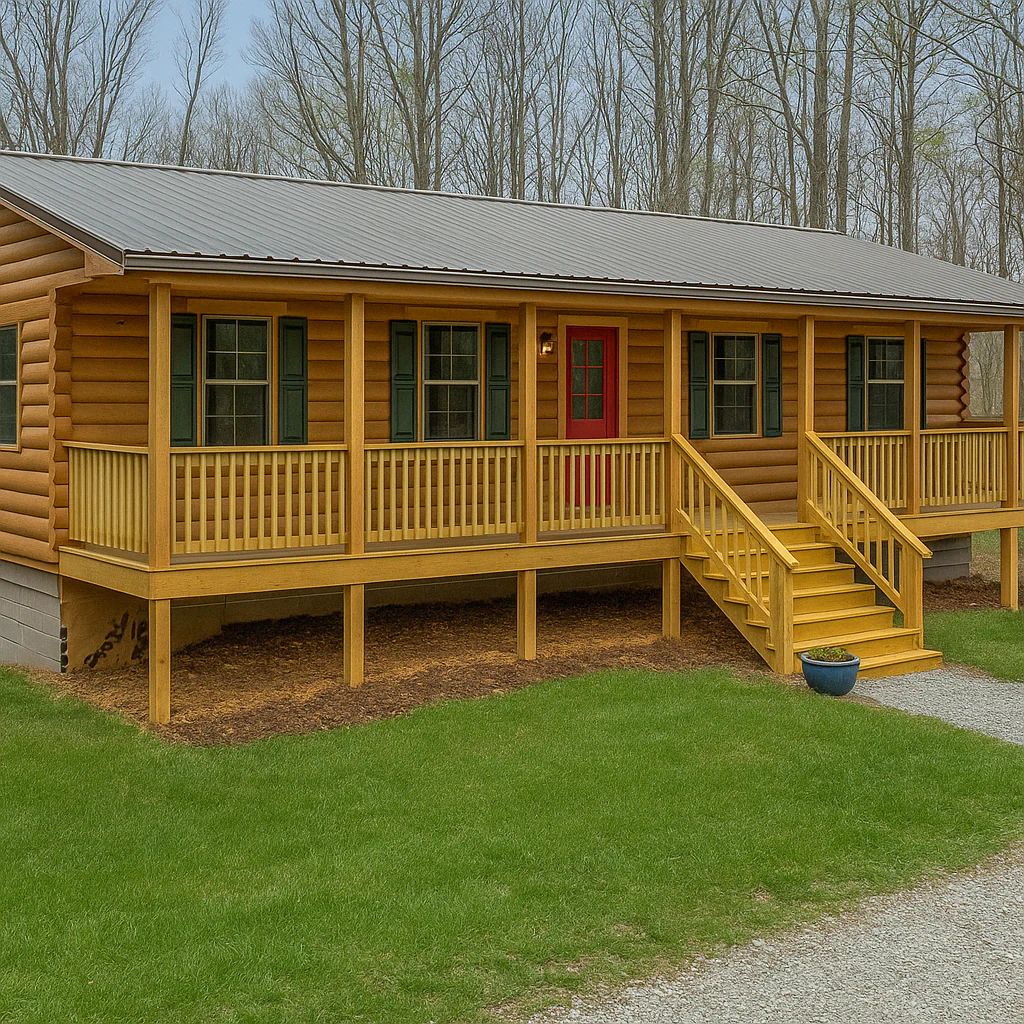 The Country Rancher Amish Built Modular Cabin ( 3 Bed 2 Bath) (ON SALE NOW!) - Image 19