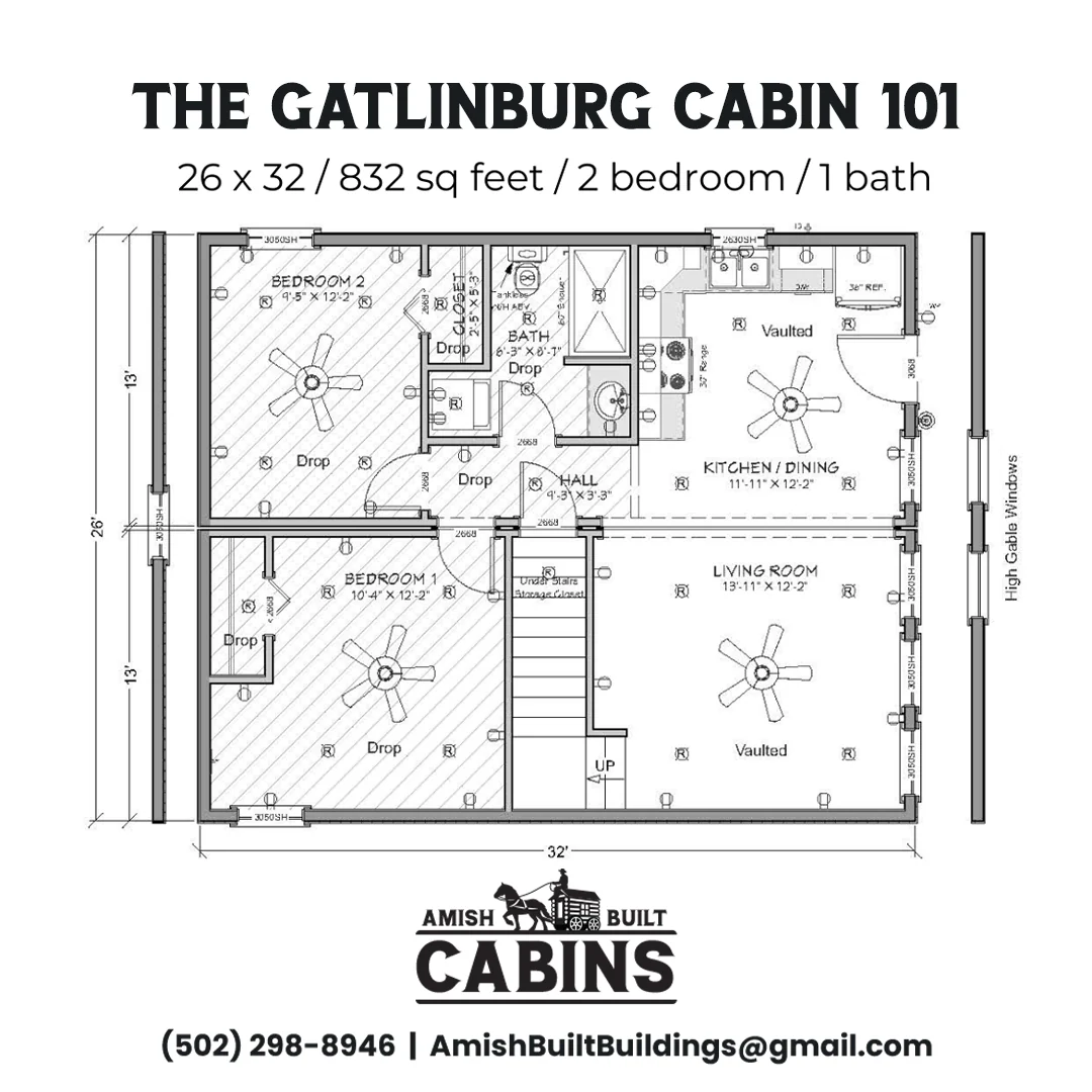 The Gatlinburg Lodge Amish Built Modular Cabin - Image 7