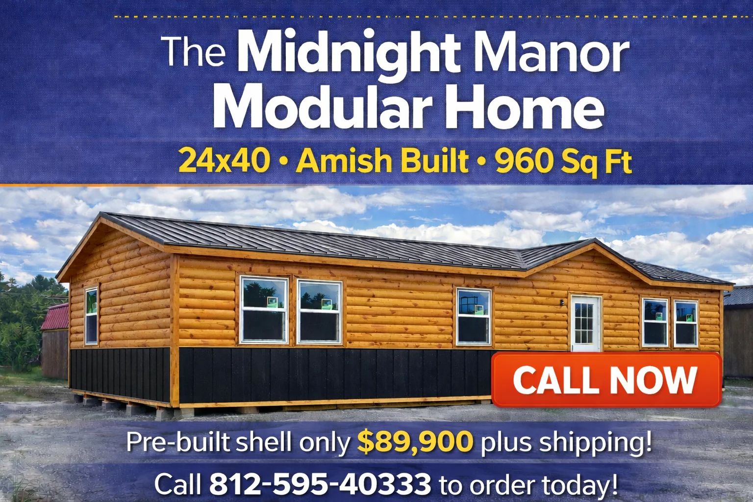 The Midnight Manor Cabin , Pre-Built SHELL - Image 3