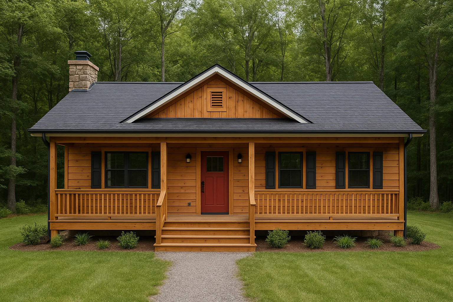 The Samuel Log Home Plan - Log Home Kit