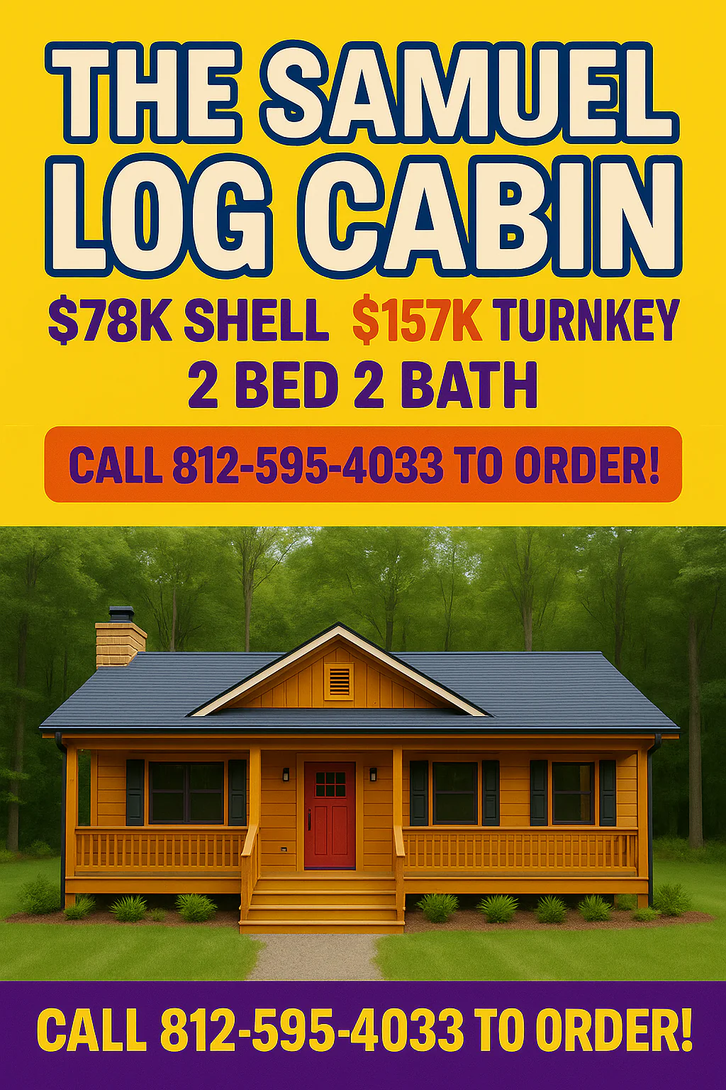 The Samuel Modular Cabin (7 sizes and price points to choose from!) - Image 2