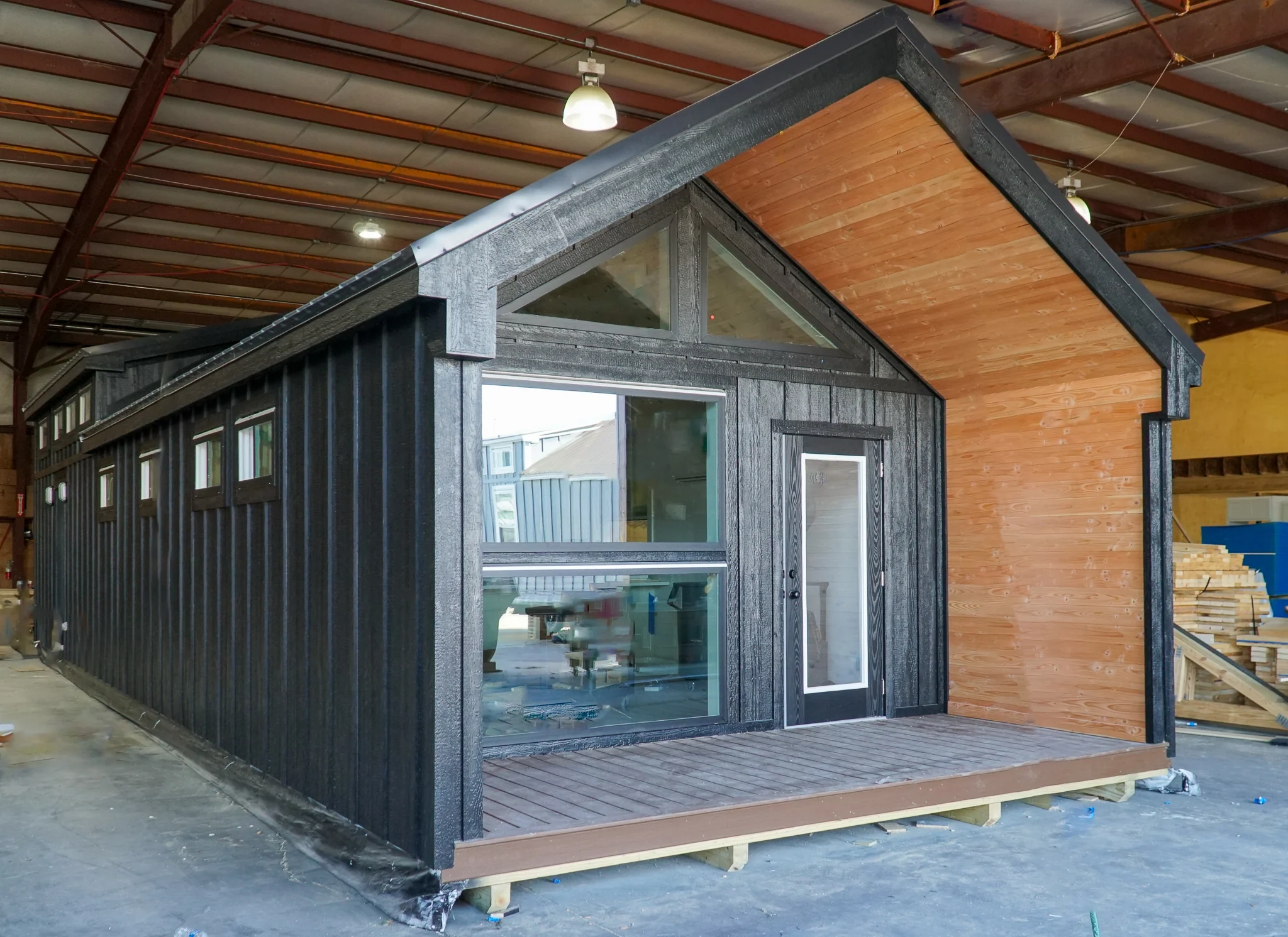 The Black Ninja Modern Amish Built Cabin - Image 3
