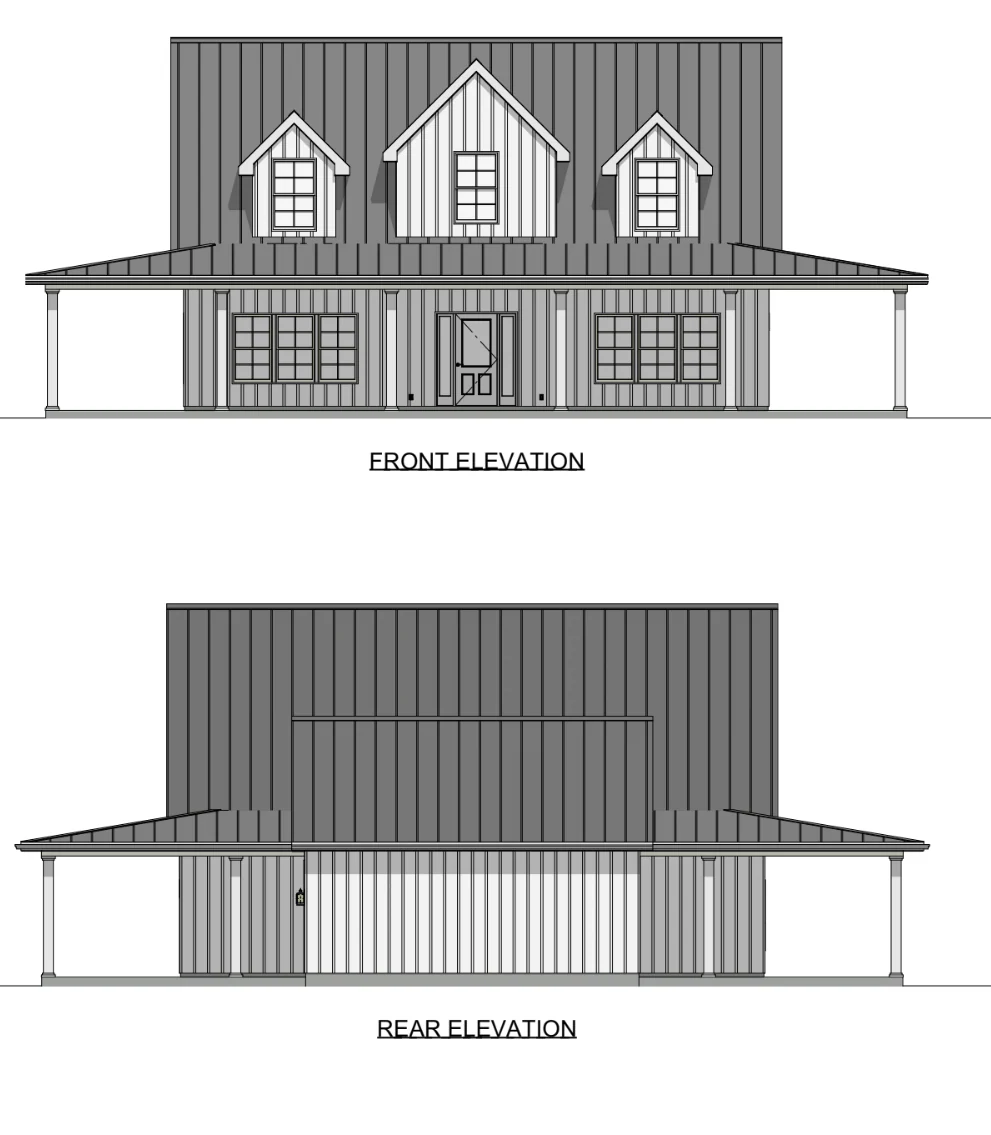 The White Oak Farmhouse Steel Barndo House Kit - Image 4