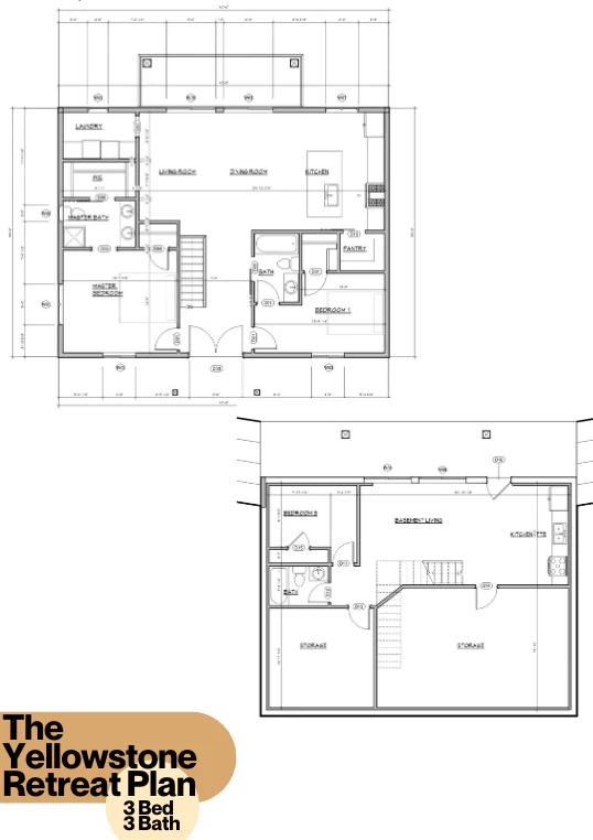 The Yellowstone Retreat Barndominium House Kit - Image 2