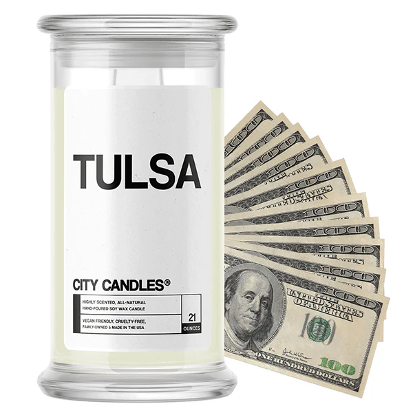 Tulsa City Cash Candle