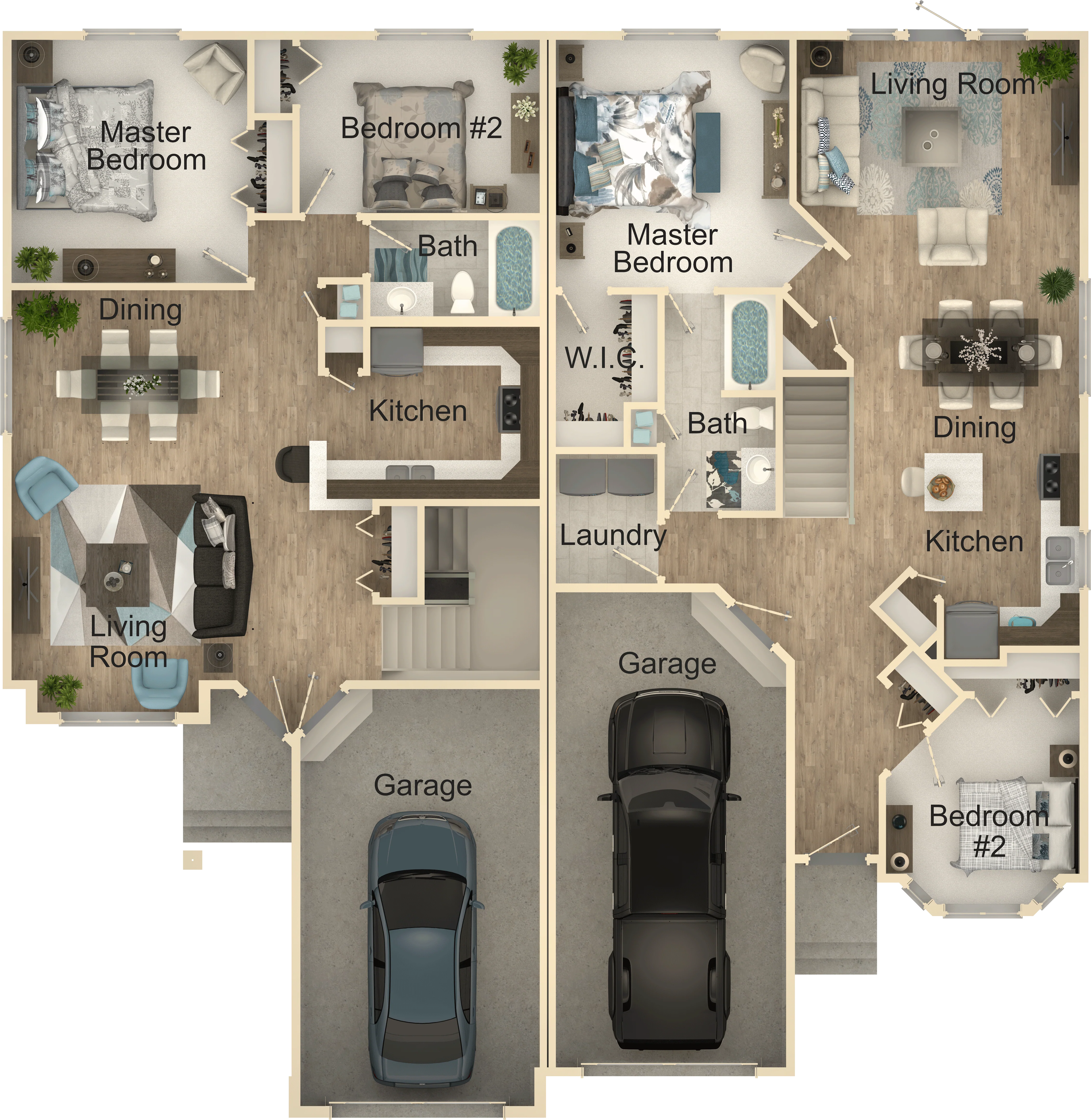 Twin Haven Duplex House Kit - Duplex Home Kit - Image 2