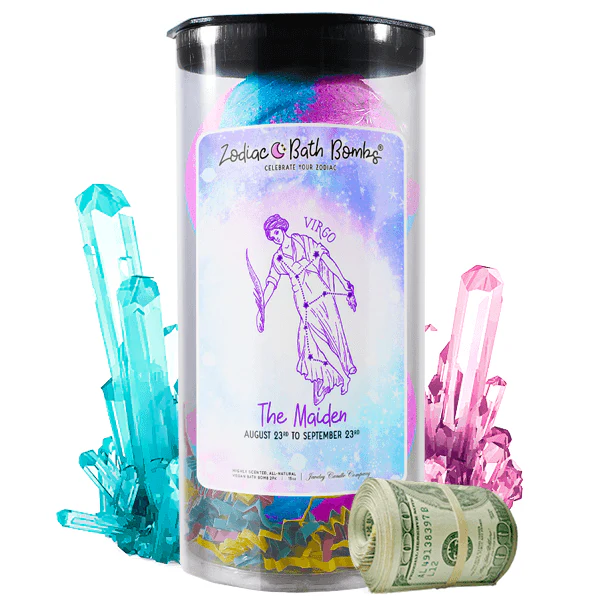 Virgo Zodiac Cash Bath Bombs