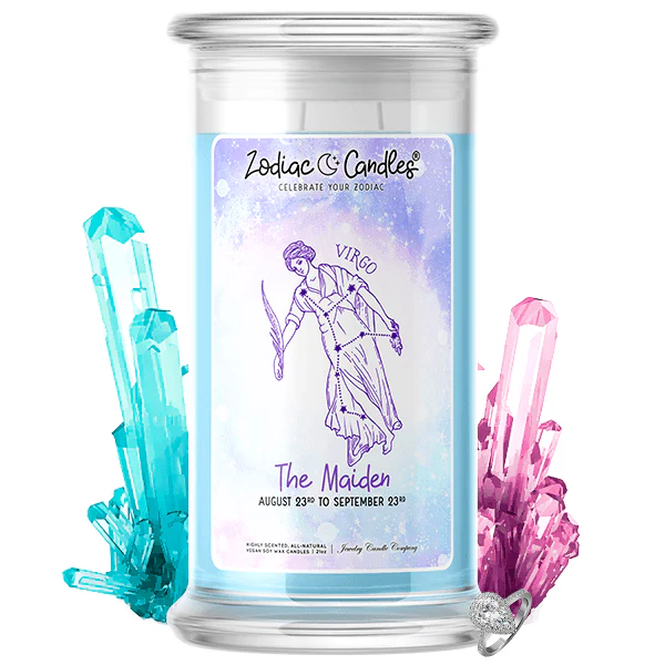 Virgo Zodiac Jewelry Candle