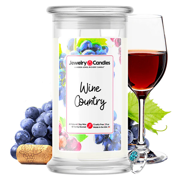 Wine Country Jewelry Candle