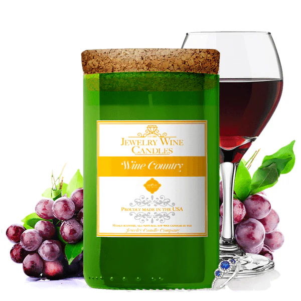 Wine Country Jewelry Wine Candle